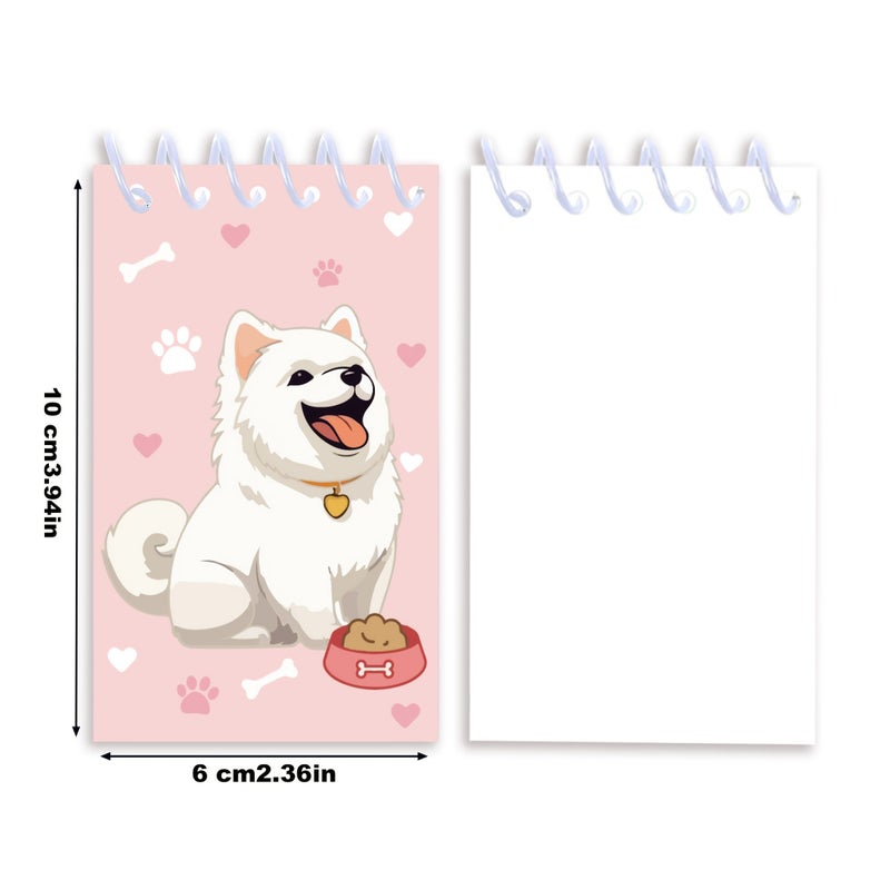 Happy Dog 8 Pack Vertical Portable Spiral Notebooks for Party Fun - Image 3