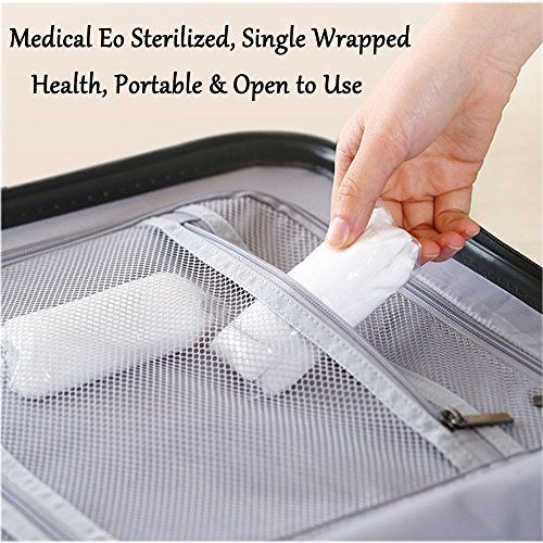 STARLY Mens Disposable Cotton Underwear Travel Boxers Briefs Portable Shorts White, 5pcs,XL - Image 5