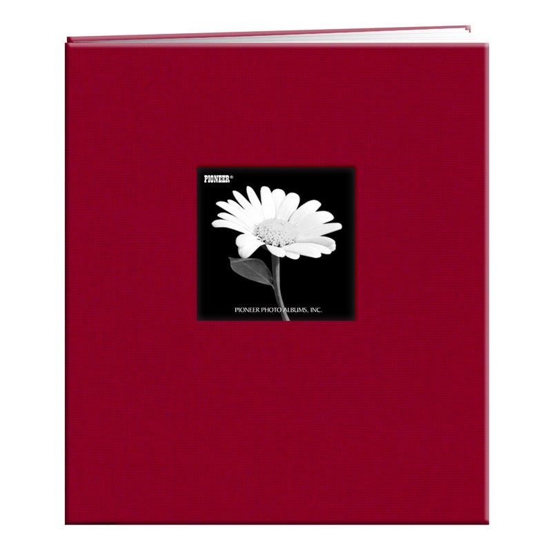 Pioneer Photo Albums Pioneer MB811CBF 8 12 Inch by 11 Inch Postbound Frame Cover Memory Book Apple Red