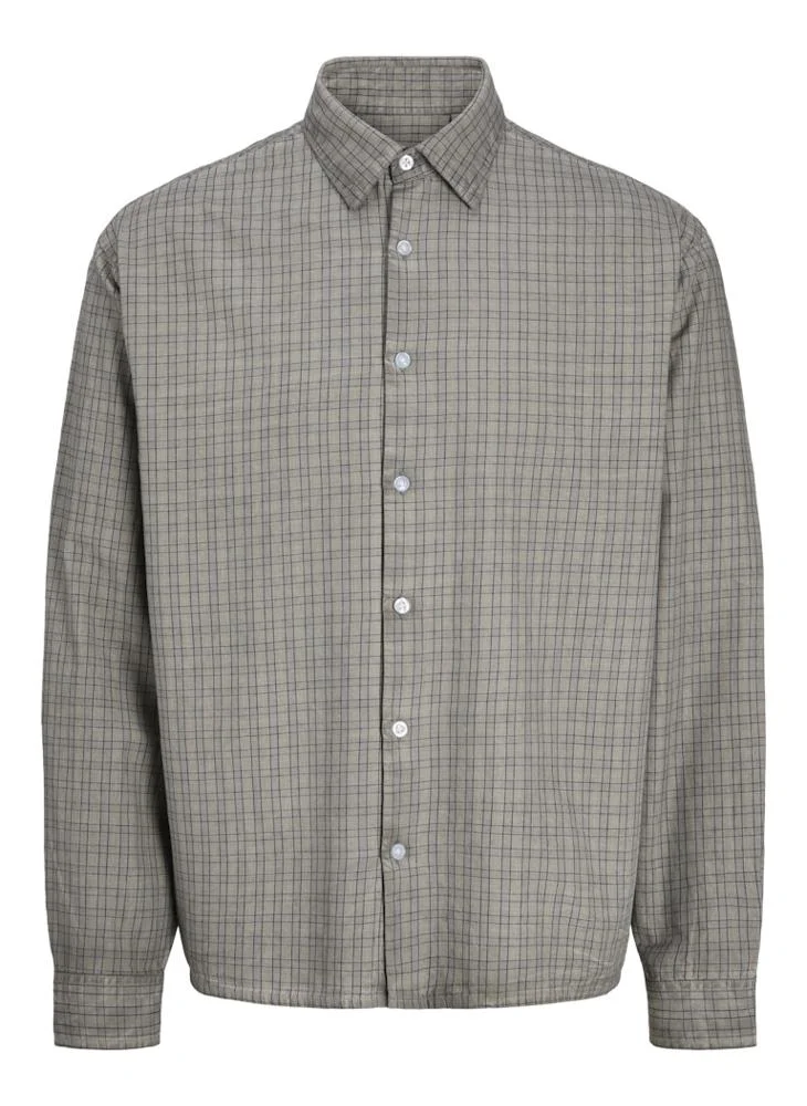 JACK & JONES Checked Long Sleeve Shirt