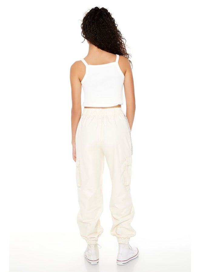 FOREVER 21 Wallet Chain Cargo Joggers - Image 3