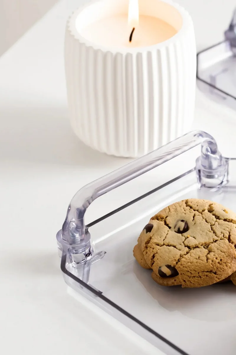 Nisahometeks 6 Pcs. Cocktail Napkin + 6 Pcs. Mini Presentation Tray