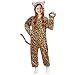 racazl Halloween Costume for Girls Cheetah Cat Costume for Kids Leopard Costumes Animal Onesie Pajamas for Girl Ages 412 Year Old S67Y - Image 3