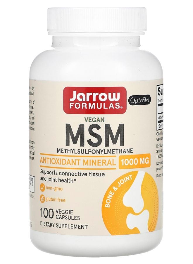 jarrow formulas MSM 1000 mg 100 Veggie Capsules