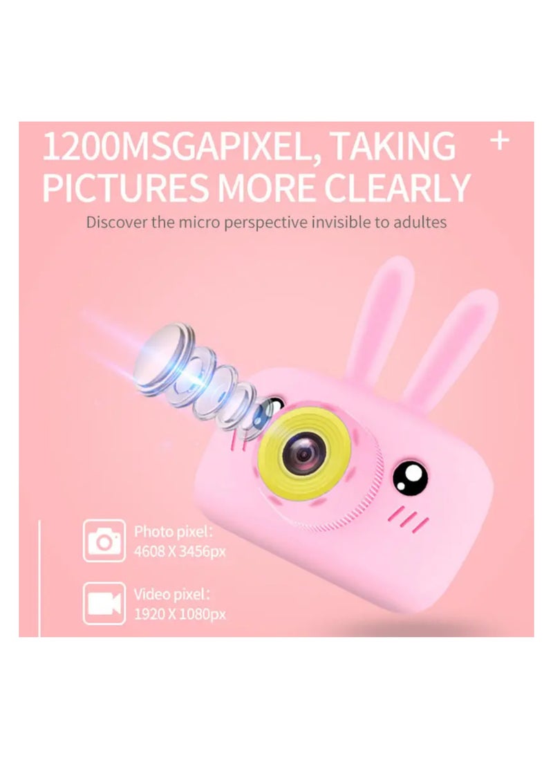 Generic Mini Digital Camera For Kids. simple interface with large buttons makes it easier for kids to operate.2.0 inches display,1080p,photography,video,game,mp3,usb charging cable,battery capacity 600mah.  - Image 5