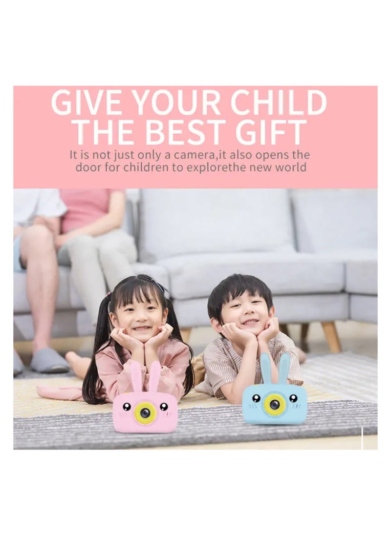 Generic - Mini Digital Camera For Kids. simple interface with large buttons makes it easier for kids to operate.2.0 inches display,1080p,photography,video,game,mp3,usb charging cable,battery capacity 600mah. - Image 1