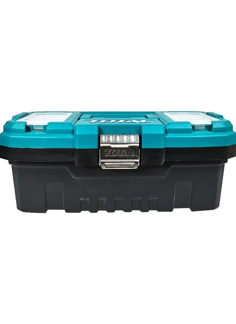 TOTAL TOTAL Plastic Tool Box 14" For Tools/Fishing/Painting/Students Plastic Tools Box 356x168x150mm Max Load 10kg TPBX0142  - Image 3