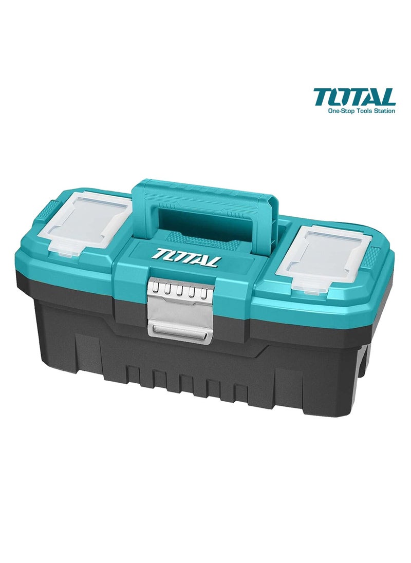TOTAL TOTAL Plastic Tool Box 14" For Tools/Fishing/Painting/Students Plastic Tools Box 356x168x150mm Max Load 10kg TPBX0142  - Image 1