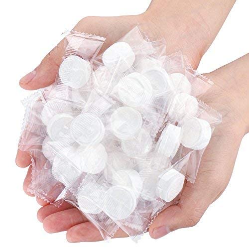 esowemsn 1Pack(100pcs) Disposable Portable Mini Compressed Cotton Towel Best for Outdoor Camping Travel Salon and Daily Use - Image 3