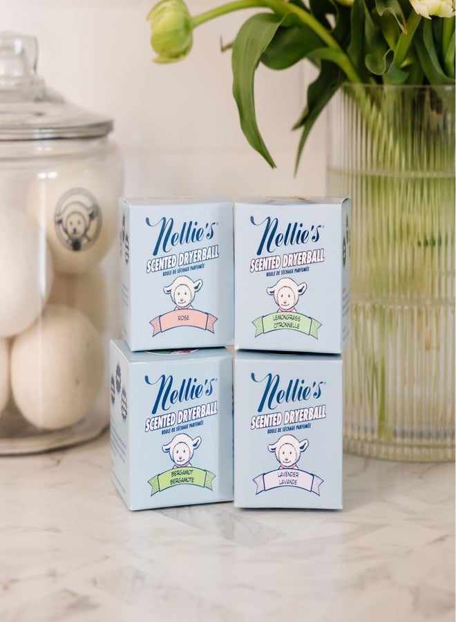 Nellie's Scented Wool Dryerball - Rose Scented - Made with 100% Pure New Zealand Wool and Lasts Approximately 50 Drying Loads - Silent in Your Dryer! - Image 5