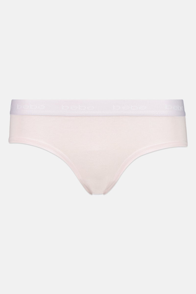 bebe Women 3 Piece Brand Logo Panties, Multicolor - Image 2