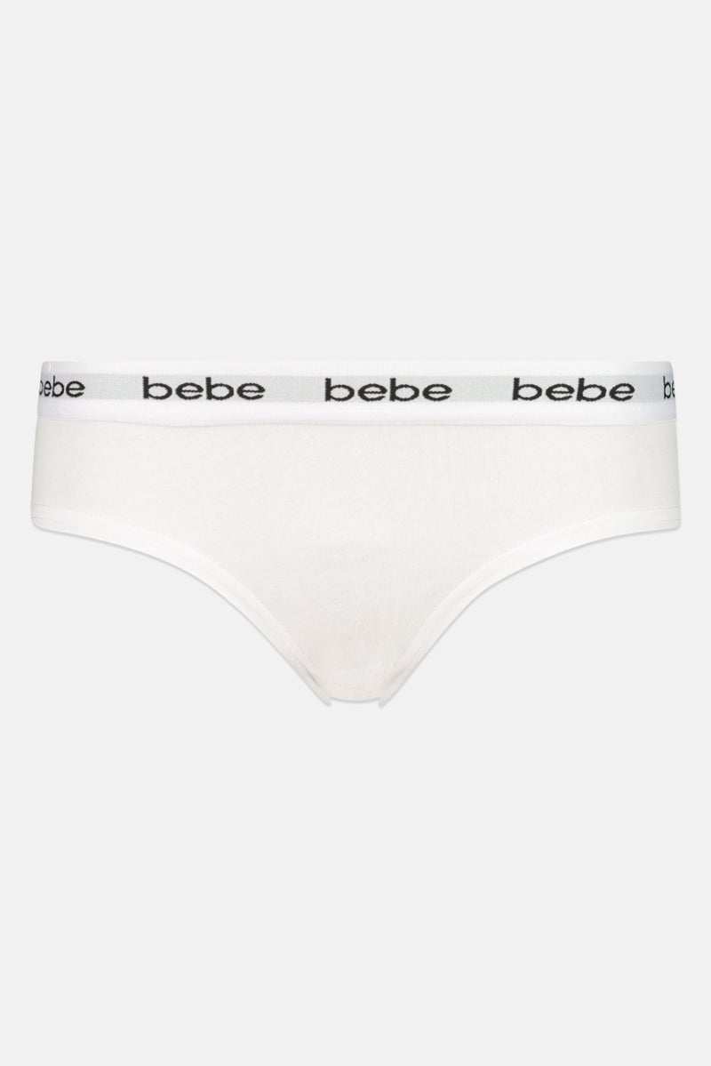 bebe Women 3 Piece Brand Logo Panties, Multicolor - Image 3