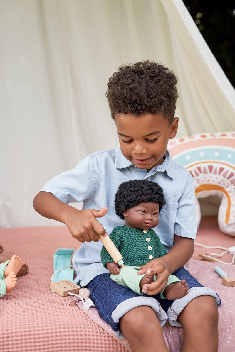 Miniland Clothes for Dolls 15" Forest Boy Set - Image 3