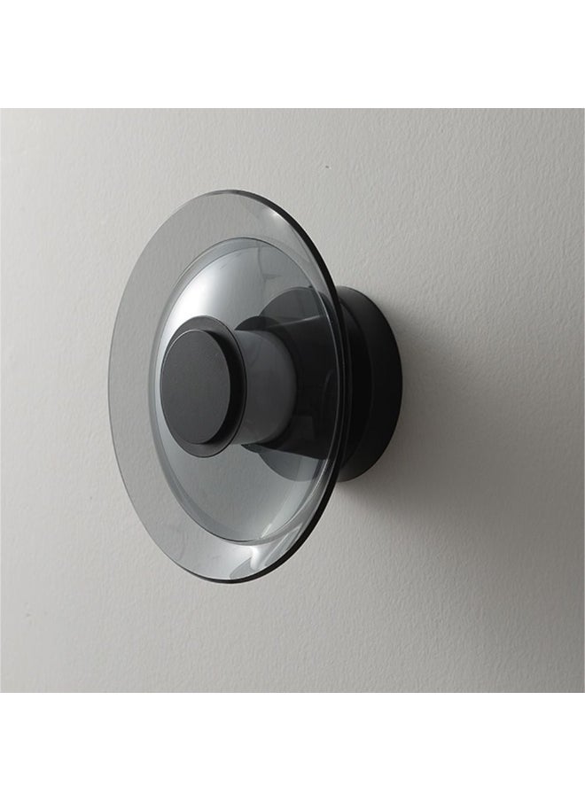 DANUBE HOME Danube Home Porto Modern Wall Sconce For Living Room, Bedroom, Hall| Indoor Wall Light With Inbuilt LED(Included) | 3000k Warm Light| Iron+Glass Frame, Black Finish - L23xW23xH23cm (1 Year Warranty)  - Image 3