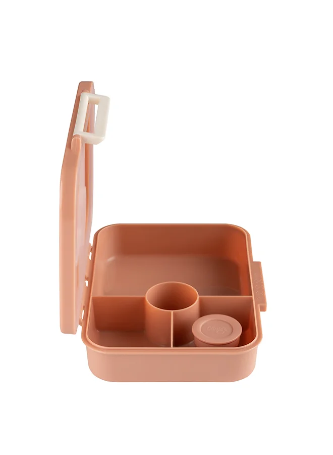 Citron Tritan Lunch Box With 4 Compartments For Kids Includes 1 Sauce Container, Leak Proof And Bpa Free Lunch Box For Kids - Blush Pink