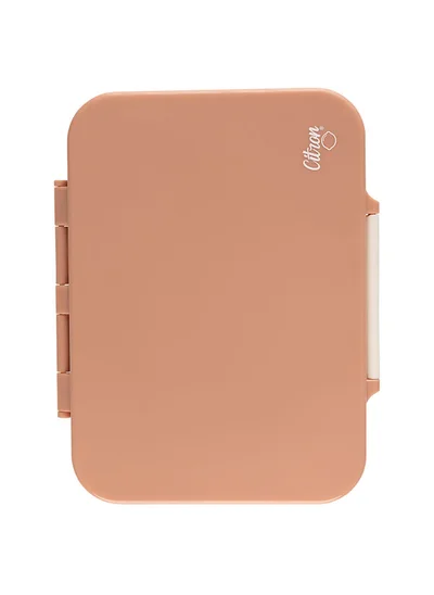 Citron Tritan Lunch Box With 4 Compartments For Kids Includes 1 Sauce Container, Leak Proof And Bpa Free Lunch Box For Kids - Blush Pink