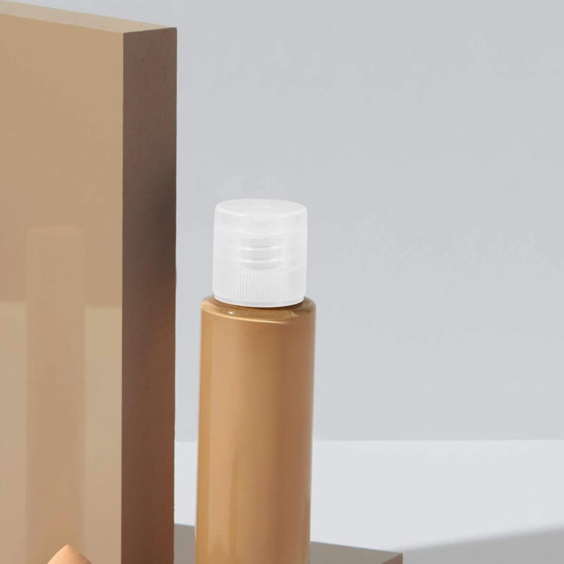 White Toothpaste Tube Covers 60pcs Flip Design Travel Lids - Image 3