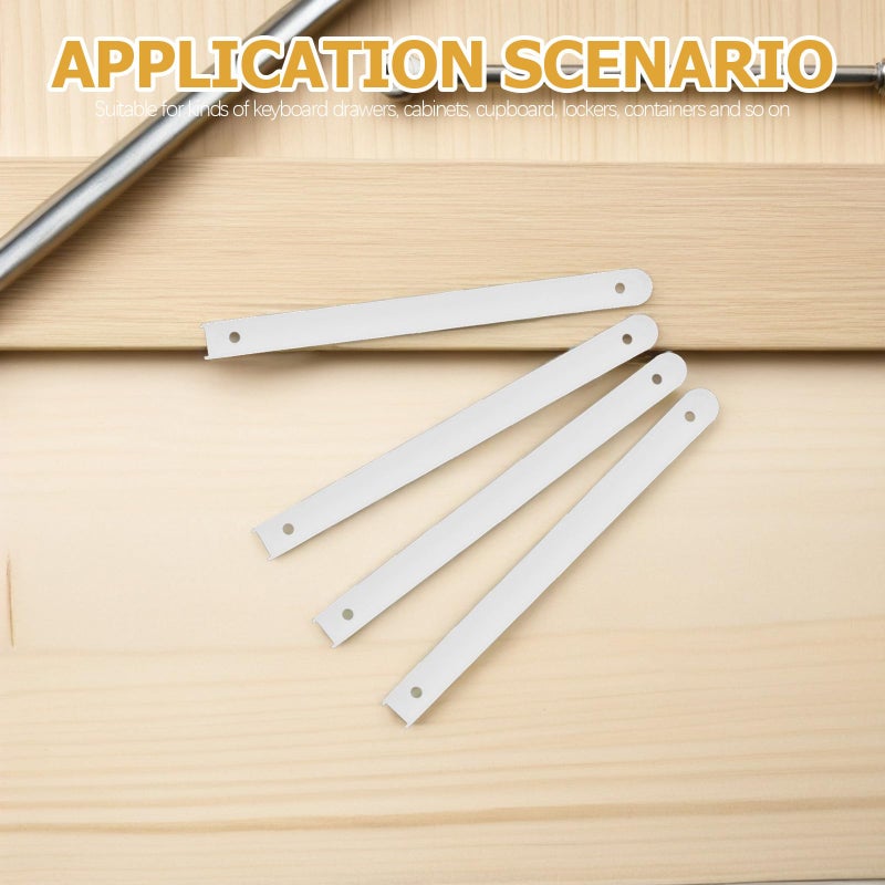 3 Sets 16 Inch Plastic Drawer Slides Cabinet Rails Side Mounted Smooth Sliding Hardware - Image 5