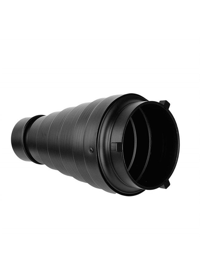 SUPON - Aluminium Alloy Conical Studio Snoot Kit with Honeycomb Grid and 5pcs Color Filters for Bowens Mount Strobe Moonlights Flash Speedlight Photography Light - Image 1
