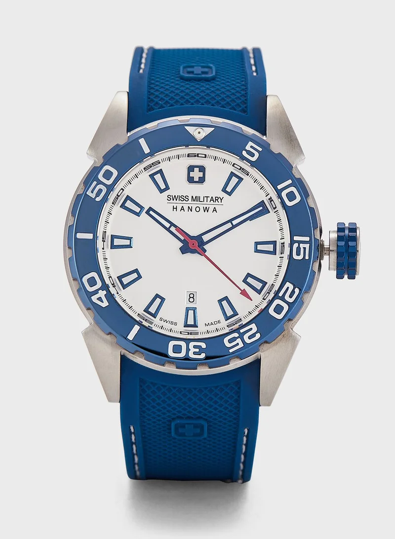 SWISS MILITARY Silicone Strap Analog Watch