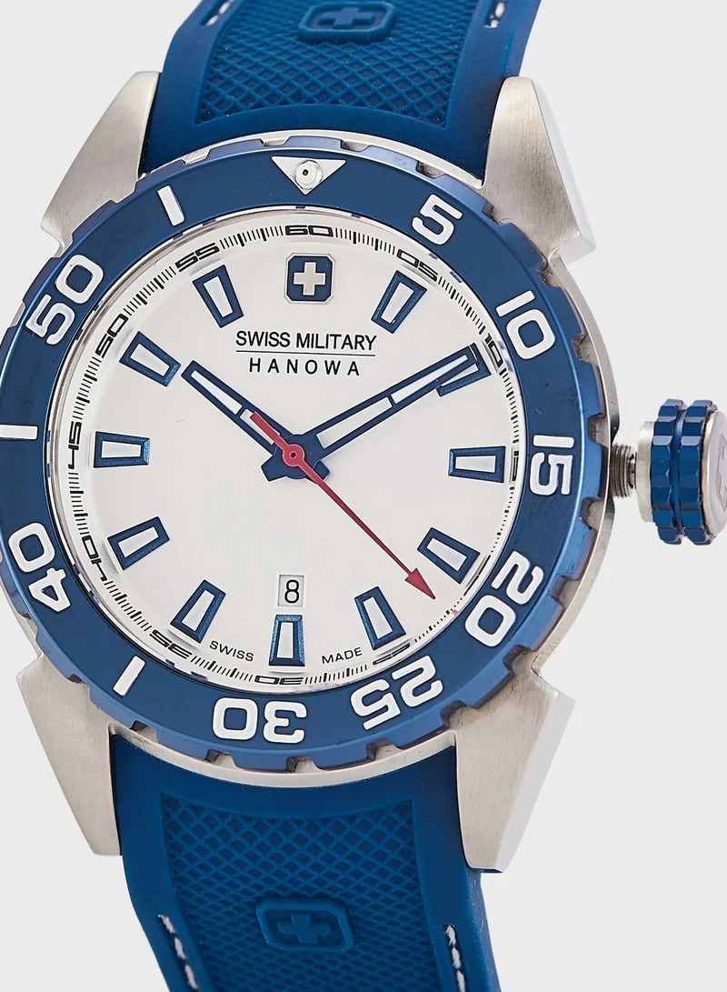 SWISS MILITARY Silicone Strap Analog Watch