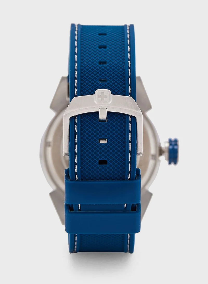 SWISS MILITARY Silicone Strap Analog Watch