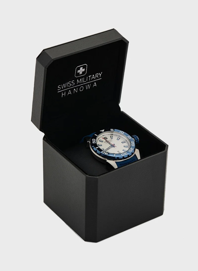 SWISS MILITARY Silicone Strap Analog Watch