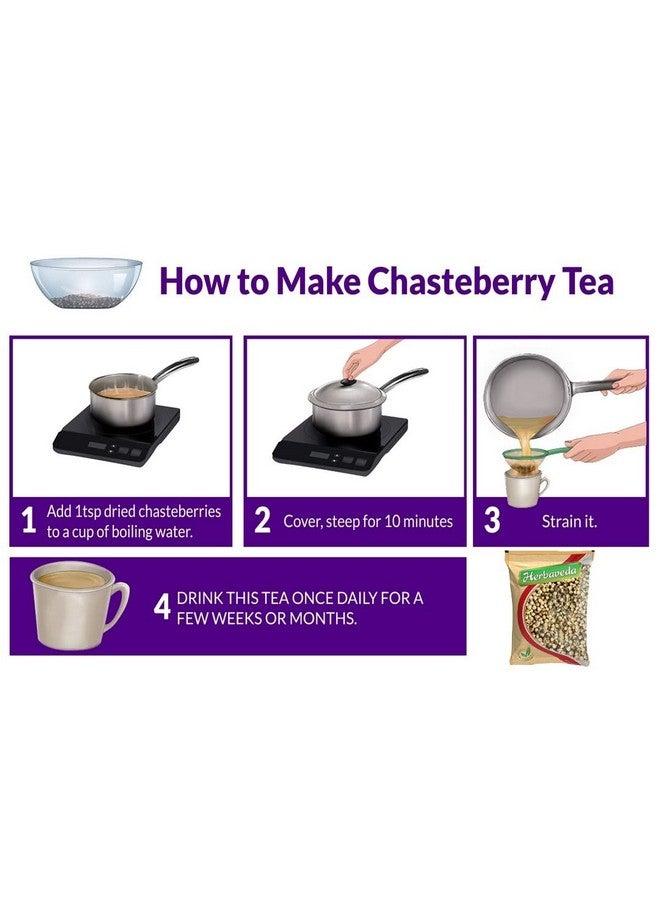 LEANBEING Herbaveda- Chasteberry seeds for tea 500g | Vitex Agnus-Castus | Monk's pepper |Good for Women - Image 3