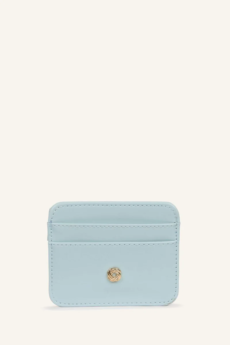 ديفاكتو Woman Faux Leather Business Card Wallet