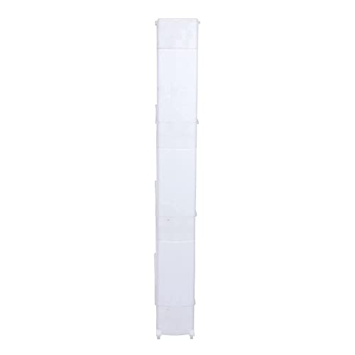 VISHVA 4 Layer White Slim Multipurpose Kitchen Storage Slim Rack with Wheels for Home, Office, Bedroom and Bathroom Plastic Stand (4 Layer, White) - Image 4