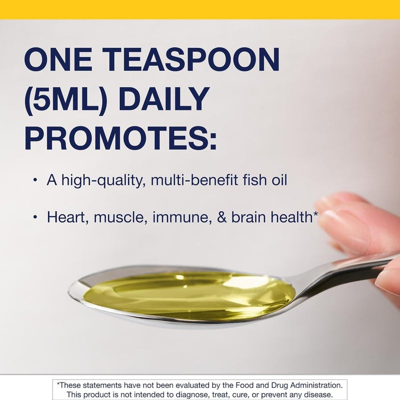 Metagenics OmegaGenics Fish Oil EPADHA 2400 mg  Fish Oil Supplement  High Potency  Supports Heart Health  Immune Function  Lemon Flavor  NonGMO  GlutenFree  30 Servings - Image 3