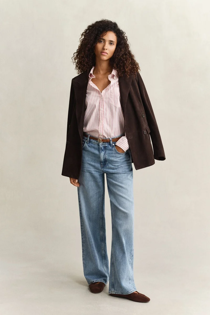 GANT  Relaxed Luxury Oxford Stripe Bd Shirt for Women | Best Price UAE