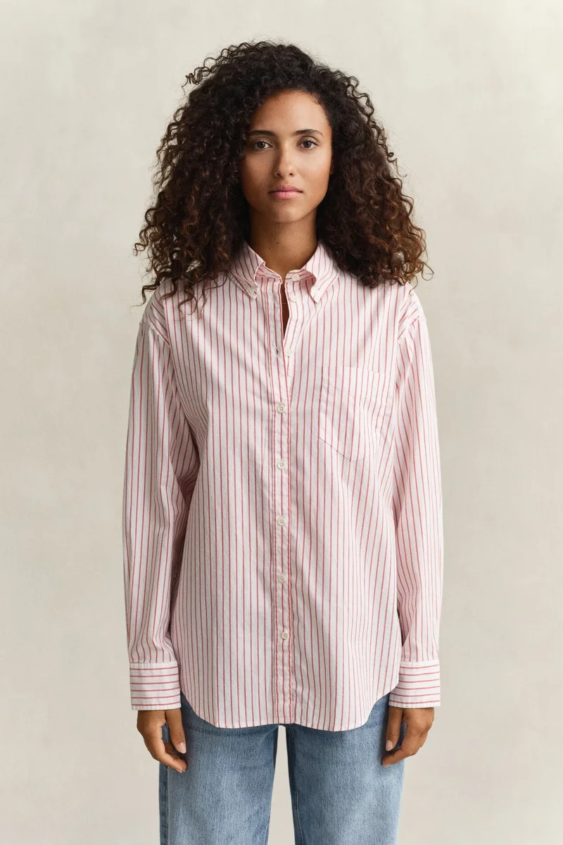 GANT  Relaxed Luxury Oxford Stripe Bd Shirt for Women | Best Price UAE