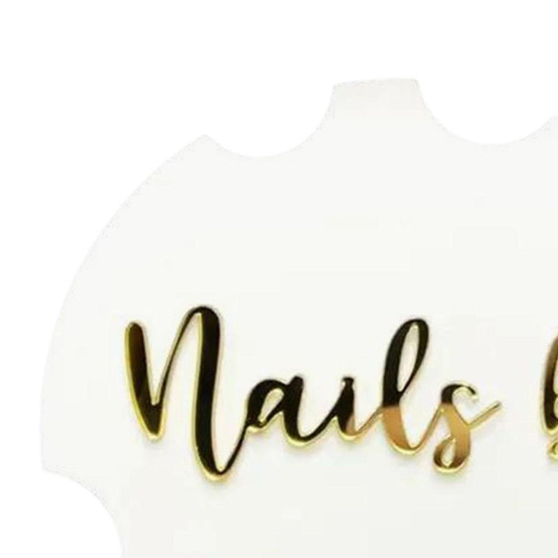 Modern Round Acrylic Nail Art Photo Prop Portable Display Board for Manicure - Image 4