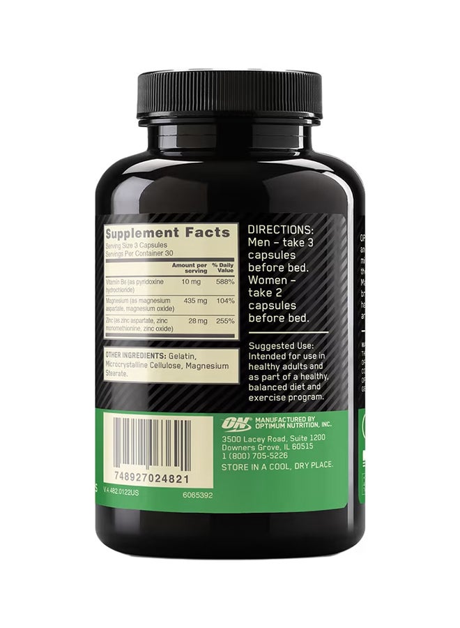 Optimum Nutrition Zinc and Magnesium Supplement 90 Capsules - Image 2