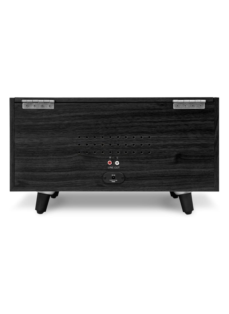 VICTROLA Victrola Century Signature 6-in-1 Vinyl Record Player & Music Center - 3-Speed Turntable, CD & Cassette Player, VINYLSTREAM, Bluetooth & 3.5mm Aux, Record Player with Speakers, Black  - Image 4