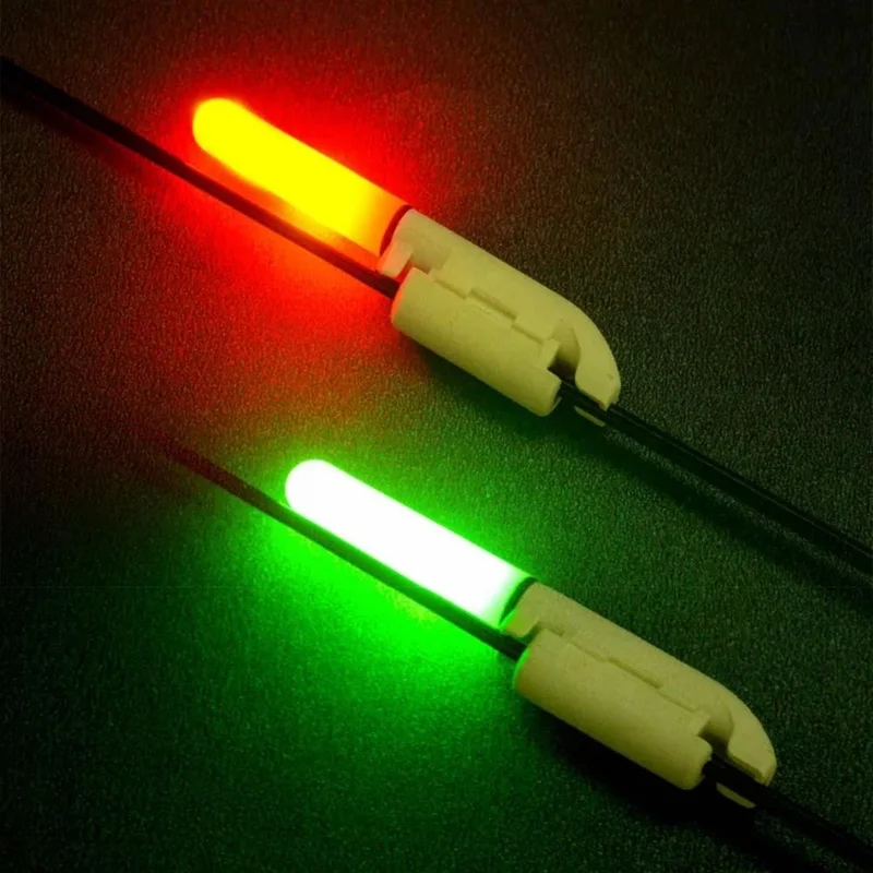 Valkyrie 2pcs Rechargeable LED Rod Tip Light Waterproof USB Universal Compatible Night Fishing