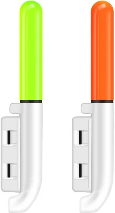 Valkyrie 2pcs Rechargeable LED Rod Tip Light Waterproof USB Universal Compatible Night Fishing