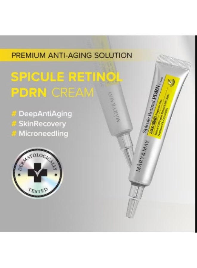MARY & MAY MARY&MAY SPICULE RETINOL PDRN CREAM 15G - Image 2