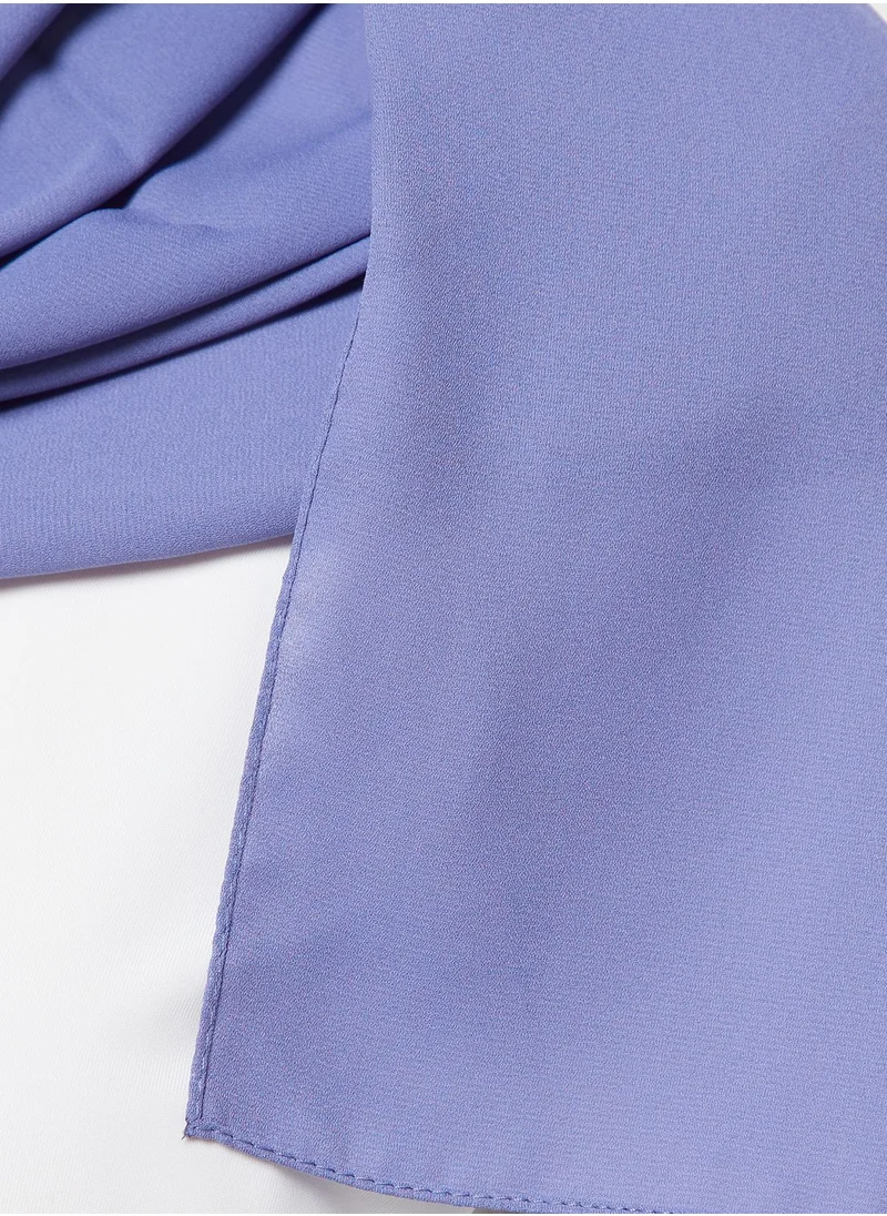 Tuva Shawl by Modanisa Plain Crepe Shawl