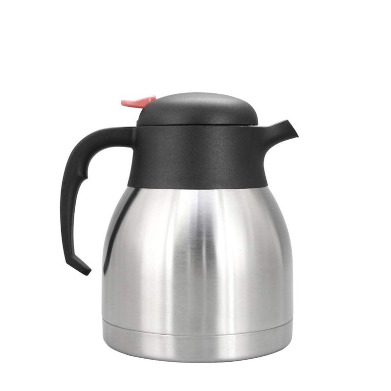ADITYA 12 Hour Heat Retention Double Walled Vacuum Thermos Stainless Steel Thermal Coffee Carafe (1000 ml, Silver) - Image 5