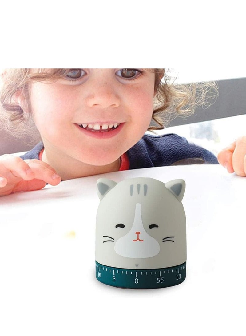 Bukela Mechanical Kitchen Timer, 360 Degree Rotating Cute Animals Mechanical Timer for Kids, No Batteries Loud Ring, Cooking Reading Do Sports Boiling Egg  - Image 5