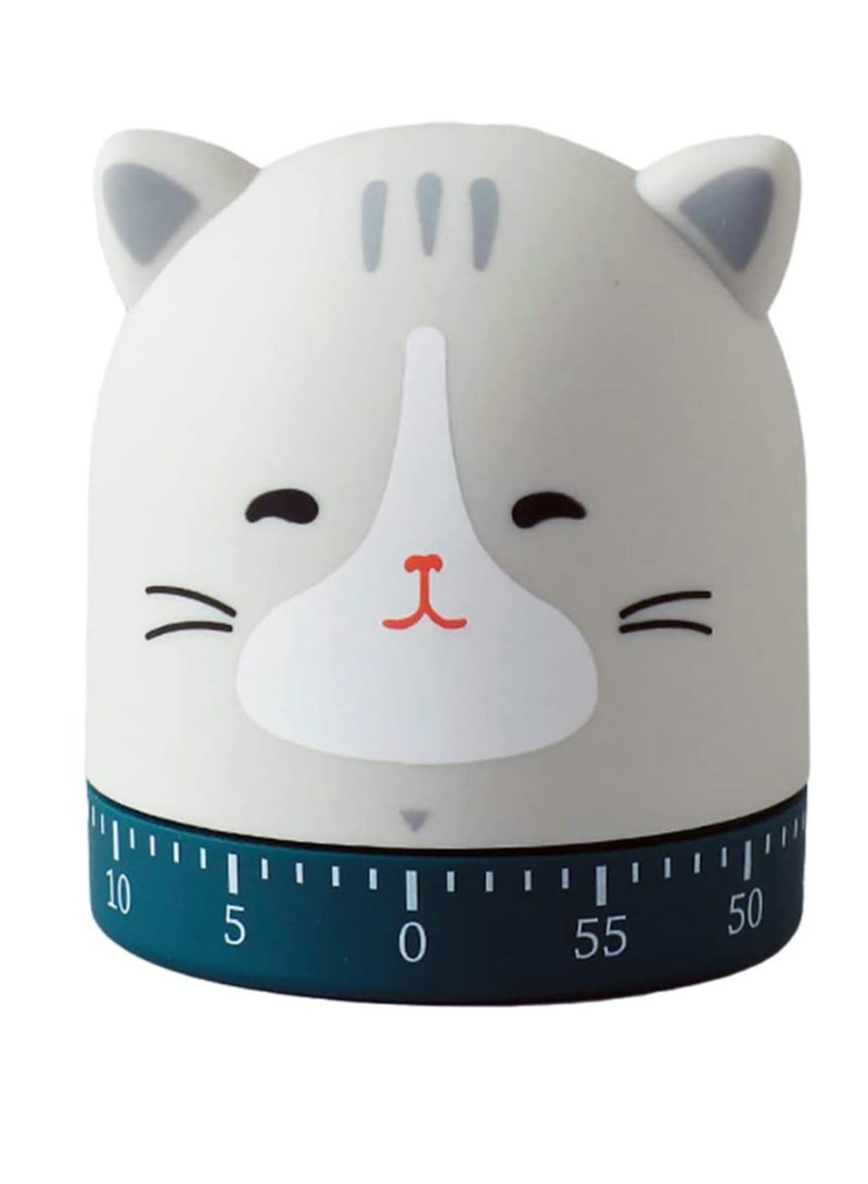 Bukela Mechanical Kitchen Timer, 360 Degree Rotating Cute Animals Mechanical Timer for Kids, No Batteries Loud Ring, Cooking Reading Do Sports Boiling Egg  - Image 1