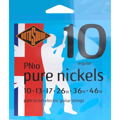 Rotosound PN10 Pure Nickel Electric Guitar Strings (10-46) - Image 1
