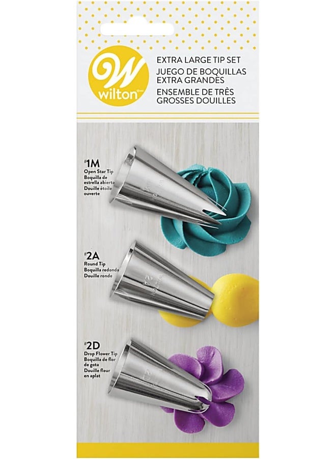 Wilton Extra Large Decorating Tip Set - Image 1