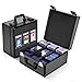Kabinka Graded Card Storage Box Trading Card Storage Case Holds 140 Graded Cards Sports Card Storage Box with TSA Combination Lock Fits PSACSGCGCSGCBGSTop Loaders Black - Image 3