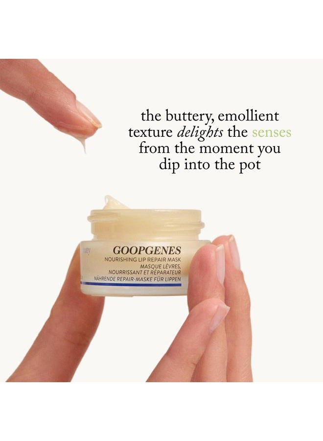 Goop Beauty Nourishing Lip Repair Mask | Lip Hydration Treatment | Smooths, Plumps, & Softens | Ceramides & Vegan Lanolin | 0.3 oz - Image 3