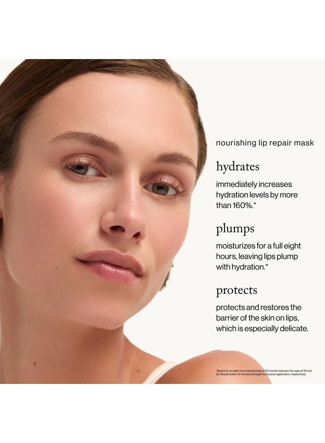 Goop Beauty Nourishing Lip Repair Mask | Lip Hydration Treatment | Smooths, Plumps, & Softens | Ceramides & Vegan Lanolin | 0.3 oz - Image 2
