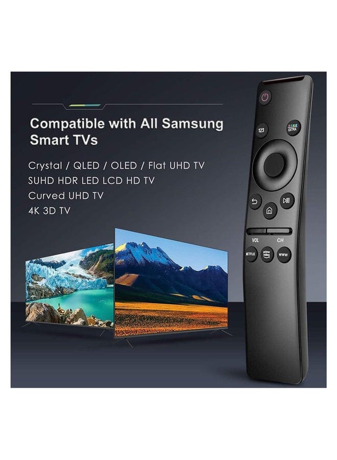 Zaboon Universal Remote Control Compatible For All Samsung Tv Led Qled Uhd Suhd Hdr Lcd Frame Curved Solar Hdtv 4K 8K 3D Smart Tvs With Buttons For Netflix Prime Video - Image 2