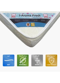 Home Box i-Aroma Fresh Single Foam Mattress 190x90 cm With Thickness 15 cm White  - Image 1